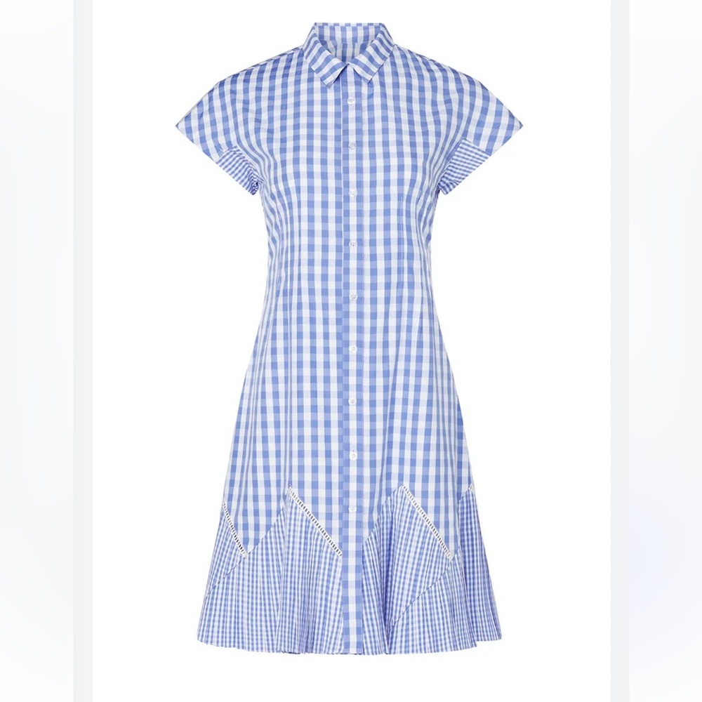 Thakoon × RTR Blue Gingham Dress - Picture 4 of 11